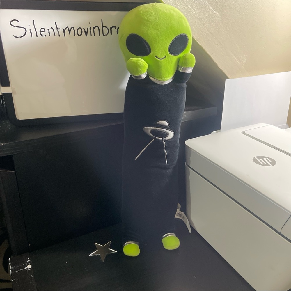 HP Green and Black Plush Figure